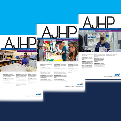 AJHP journal covers