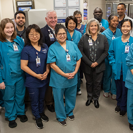 group of pharmacy technicians