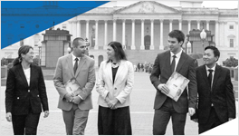 Advocacy Agenda - group of men and women in front of the U.S. Capitol