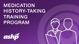 Medication History-Taking Training Program