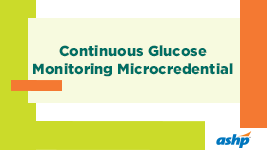 Continuous Glucose Monitoring Microcredential Add-On