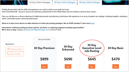 package pricing